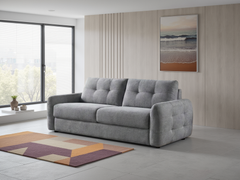 Athens Grey 3-Seater Sofa Bed
