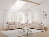 Azzuro Mocha 3+2 Velvet Sofa Set