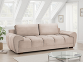 Azzuro Mocha Velvet 2 & 3 Seater Sofa Bed