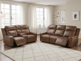 Barcelona Brown 3+2 Electric Recliner Sofa Set