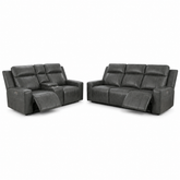 Barcelona Grey 3+2 Electric Recliner Sofa Set