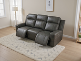 Barcelona Grey 3-Seater Electric Recliner Sofa