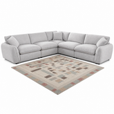 Berlin Beige Large Corner Sofa