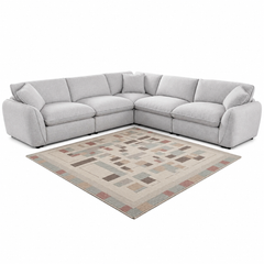 Berlin Beige Large Corner Sofa