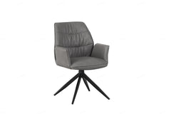 Berlish Storm Grey PU Dining Chairs – Set of 2, 4, 6, 8 or 10