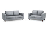 Box Grey 3+2 Fabric Sofa Set