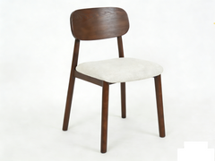 Clara Walnut & Cream Dining Chairs – Set of 2, 4, 6, 8 or 10