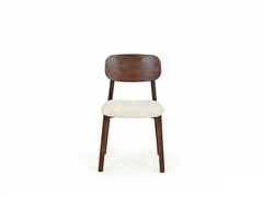 Clara Walnut & Cream Dining Chairs – Set of 2, 4, 6, 8 or 10