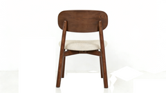Clara Walnut & Cream Dining Chairs – Set of 2, 4, 6, 8 or 10