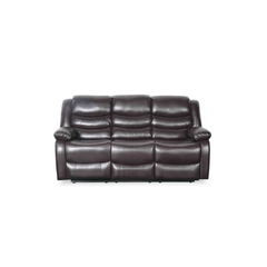 Conrad Brown Manual Recliner Sofa