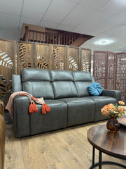 Barcelona Brown 3+2 Electric Recliner Sofa Set