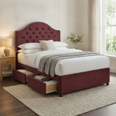Artisan Divan Bed with Storage | Single, Double & King Size | 25 Fabric Colours