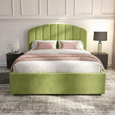 Berkshire Lime Ottoman Bed - Gas-Lift Storage & Style