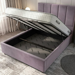 Bristol Lilac Ottoman Bed | Premium Storage Bed