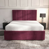 Bristol Ottoman Bed - Cerise | Gas-Lift Storage