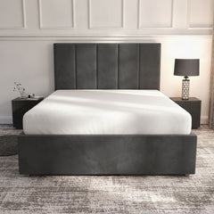 Bristol Ottoman Bed - Steel | Gas-Lift Storage