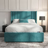 Burlington Ottoman Bed - Vibrant Turquoise Storage