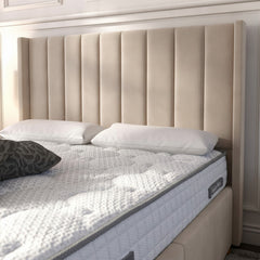 Burlington Pebble Ottoman Bed with Gas-Lift Storage