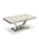 Arianna Cream Marble Coffee Table