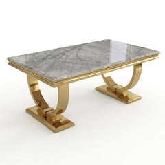 Arianna Grey Marble Coffee Table