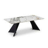 Chicago Cream & Gold Ceramic Coffee Table