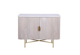 Amiri 2 Door Sideboard Mango Wood & Marble Luxury Storage Unit
