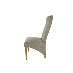 Berry Mixed Brown Fabric Chair