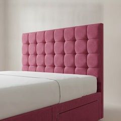 Cerise Mayfair Divan Bed with Storage