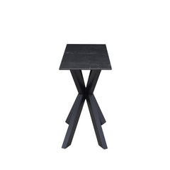 Apollo Console Table | Ceramic & Glass Top | Starburst Iron Base | 135cm