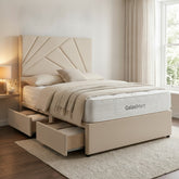 Cream Preston Divan Bed with Storage