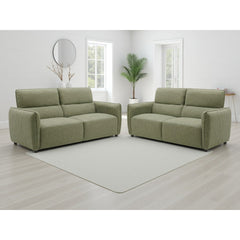 Ascot Green Fabric 3+2 Seater Sofa Set