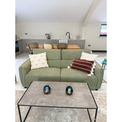 Ascot Green Fabric 3+2 Seater Sofa Set