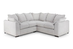 Colbee Large Corner Sofa 5 Seater Fabric Teal/Natural/Grey Modern Lounge Sofa