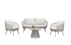 Cove Outdoor Lounge Set - Natural - 4 Seater