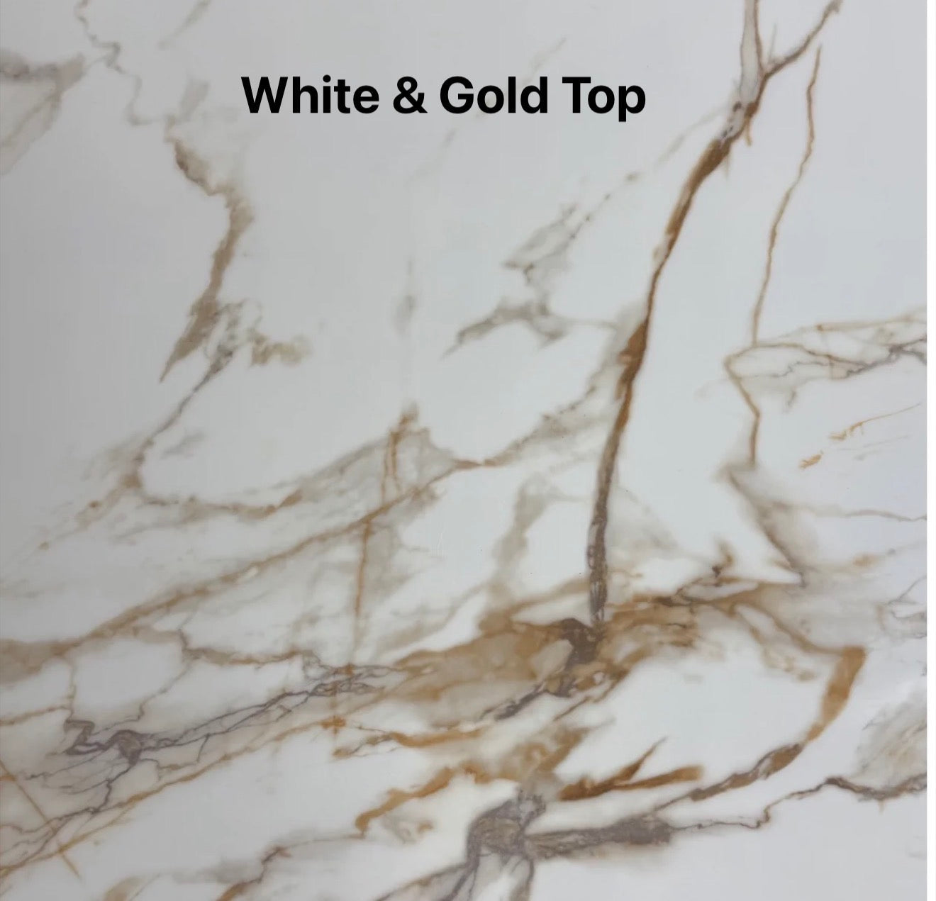 Arianna Luxury Marble Console Table - Gold Circular Base & Premium Finish
