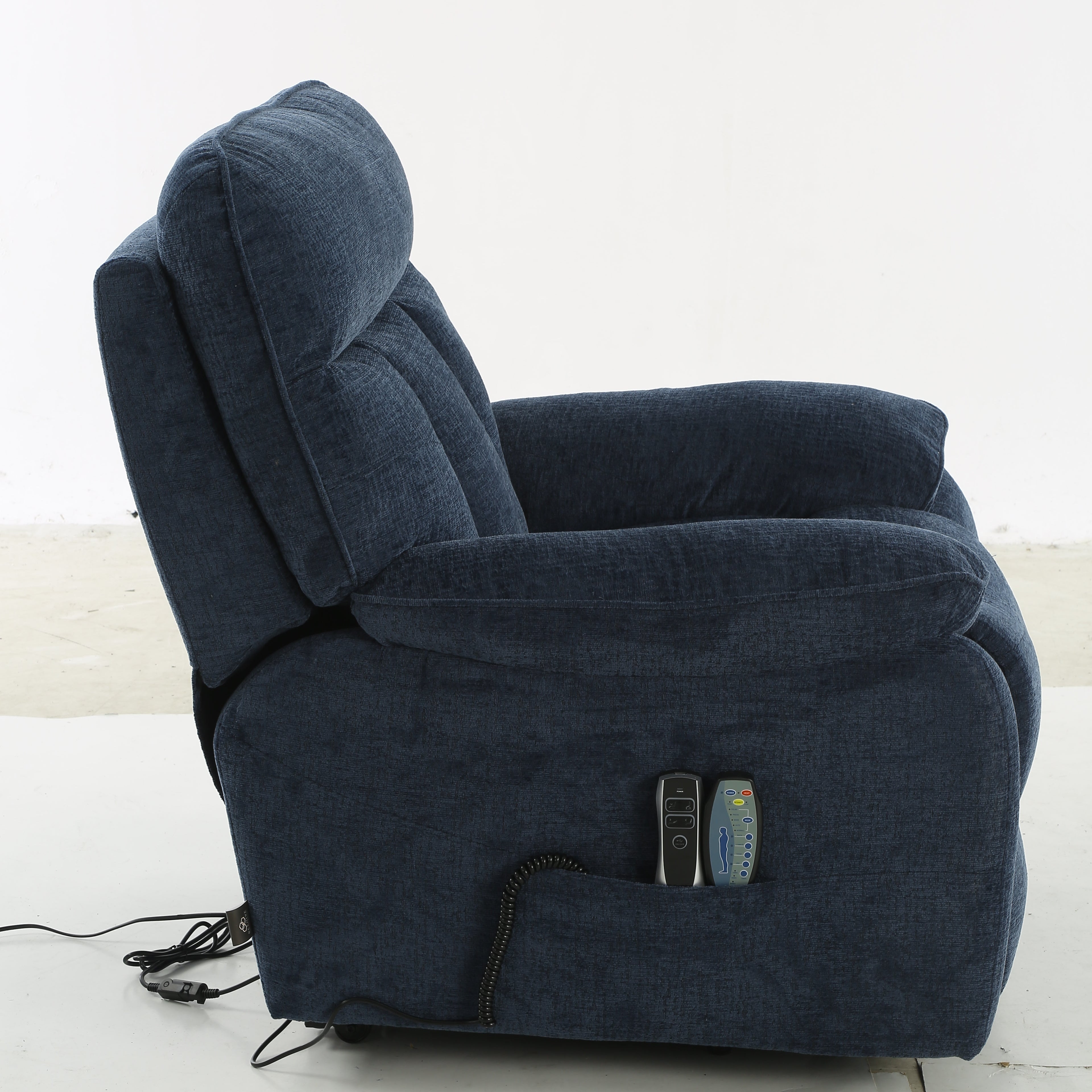 Cornwall Blue Rise & Recline Massage Chair