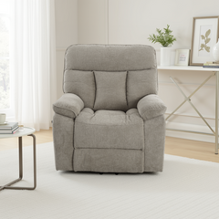 Cornwall Grey Rise & Recline Massage Chair