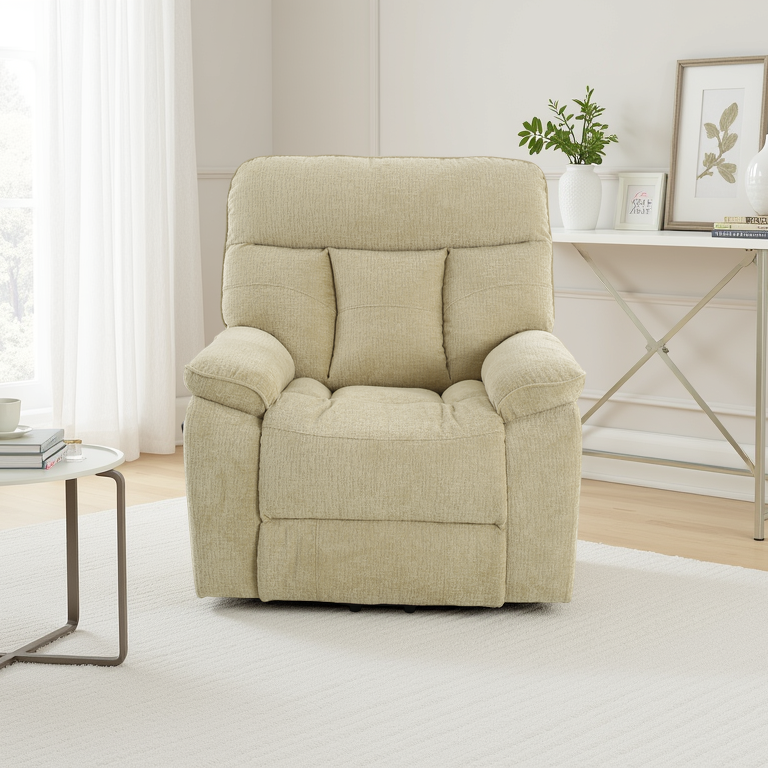 Cornwall Beige Rise & Recline Massage Chair