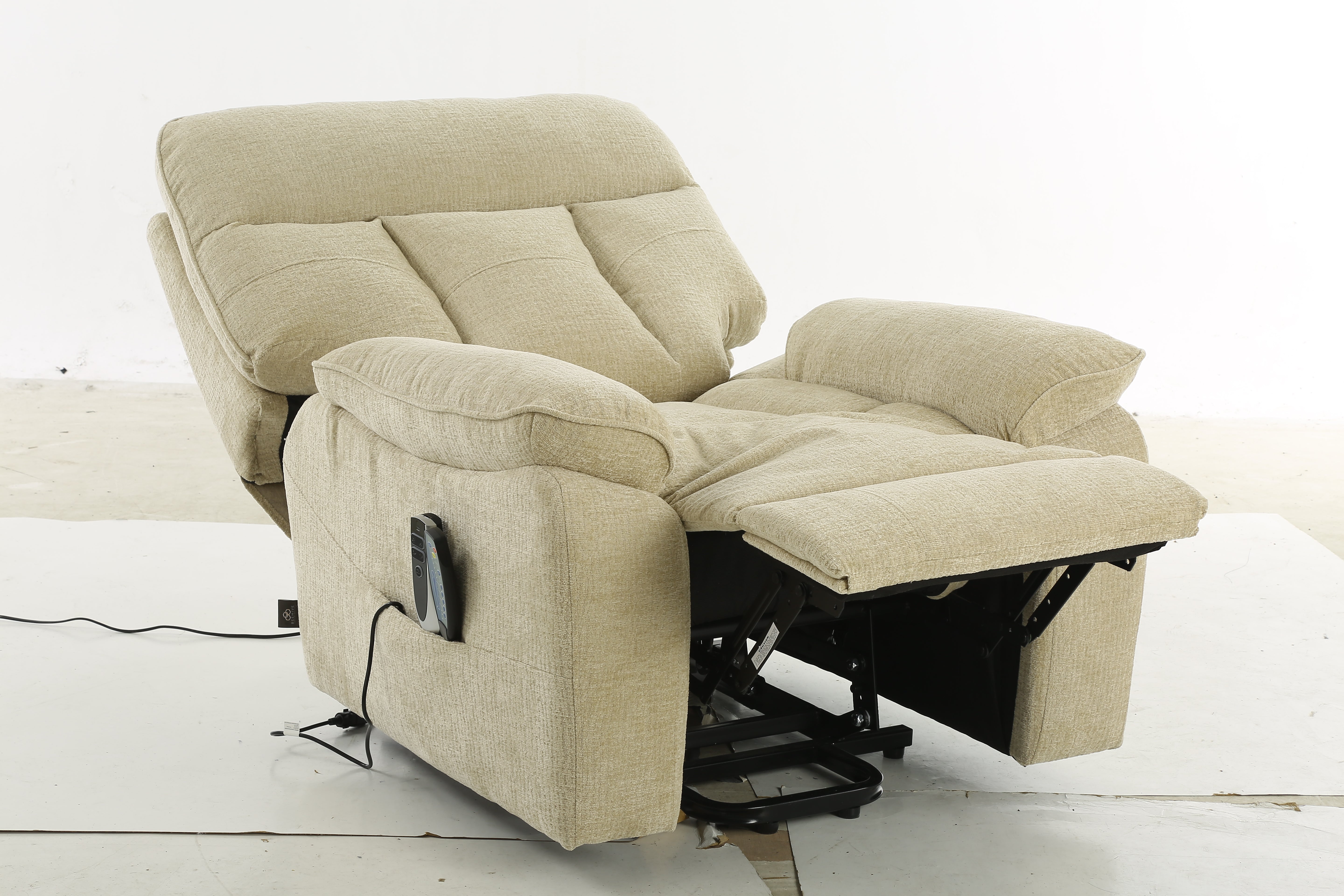 Cornwall Beige Rise & Recline Massage Chair