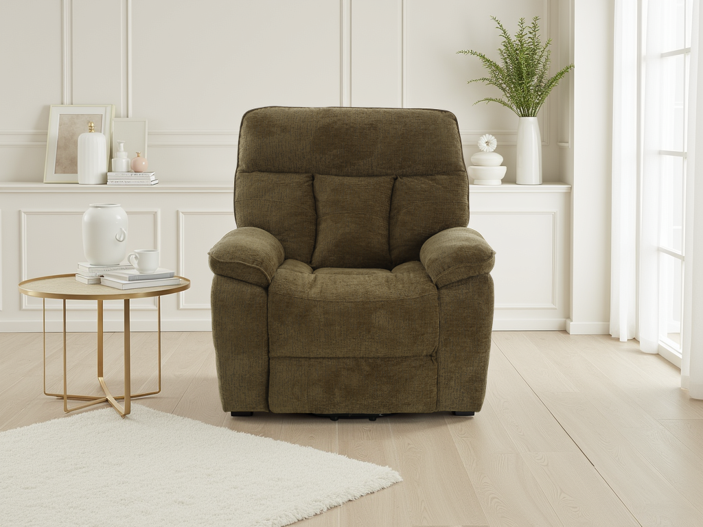 Cornwall Brown Rise & Recline Massage Chair