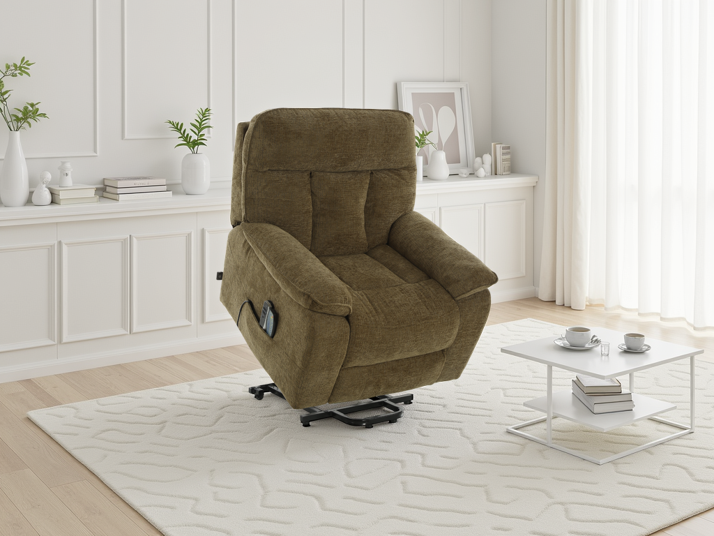 Cornwall Brown Rise & Recline Massage Chair