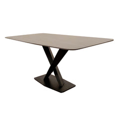 Apollo 1.6 Black Dining Table with Black Sintered Stone – Modern Dining Table for Dining Room