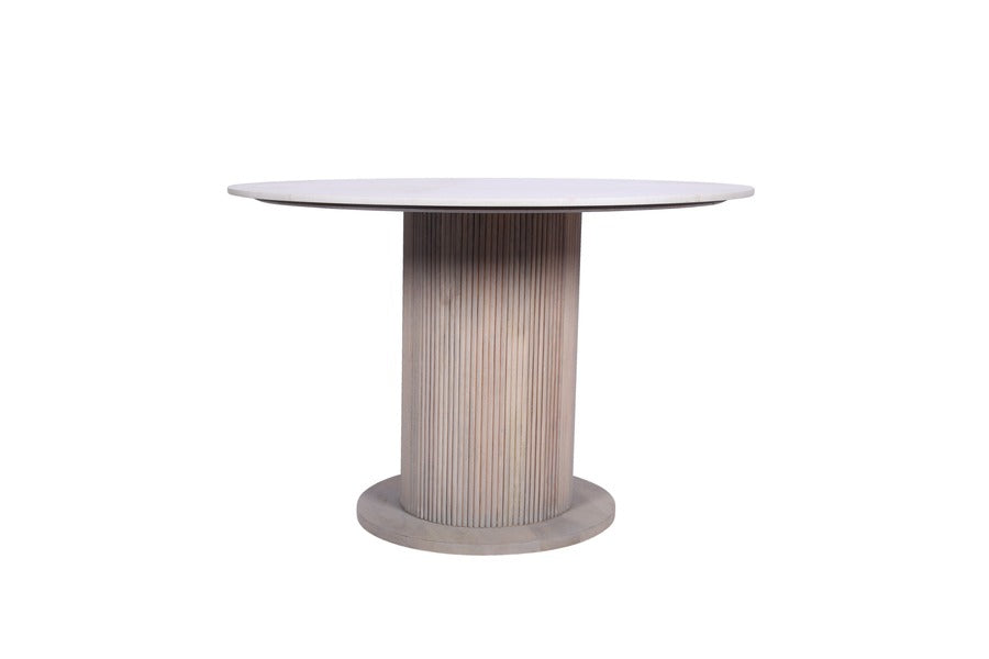 Amiri Round Dining Table 4 Seater Marble Top