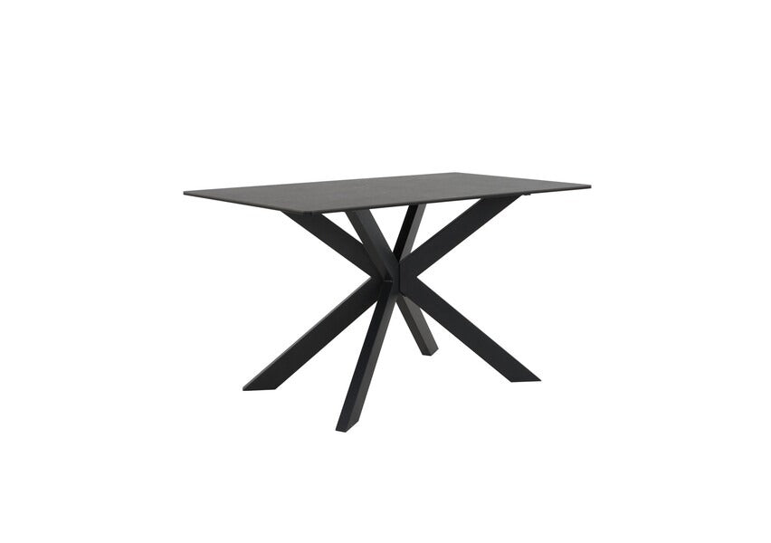 Apollo Black Dining Table Modern High-Gloss Finish
