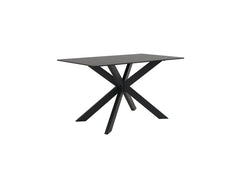 Apollo Black Dining Table Modern High-Gloss Finish