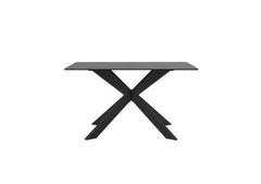 Apollo Black Dining Table Modern High-Gloss Finish