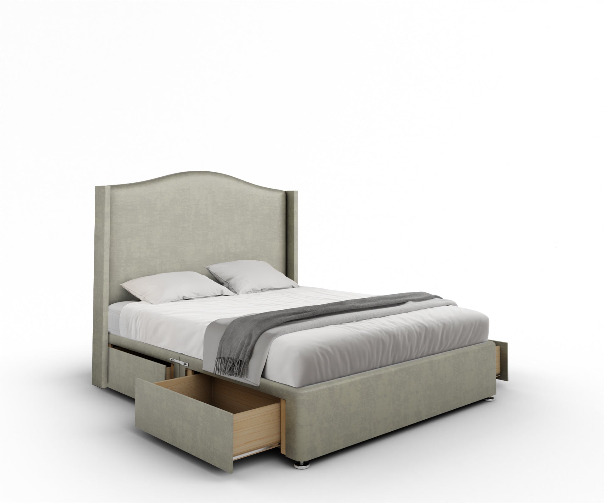 Arabella Winged Divan Bed Set