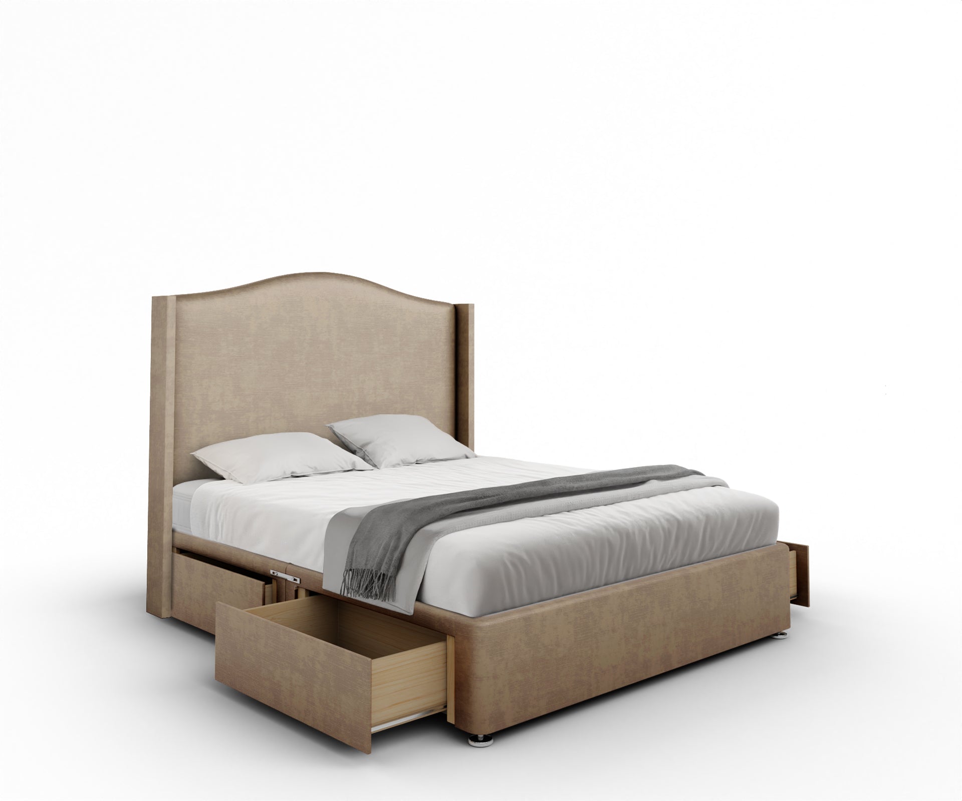 Arabella Winged Divan Bed Set
