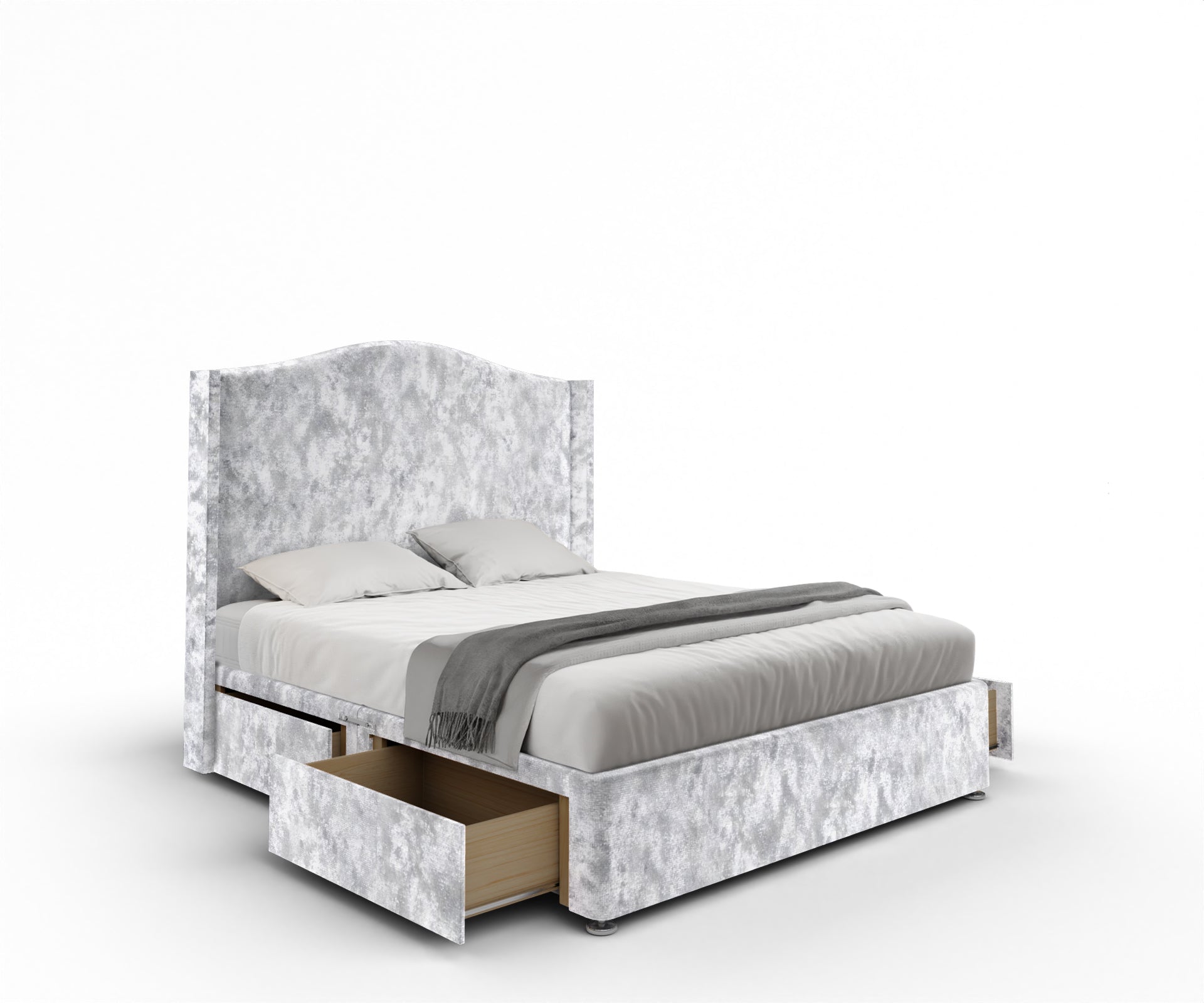 Arabella Winged Divan Bed Set