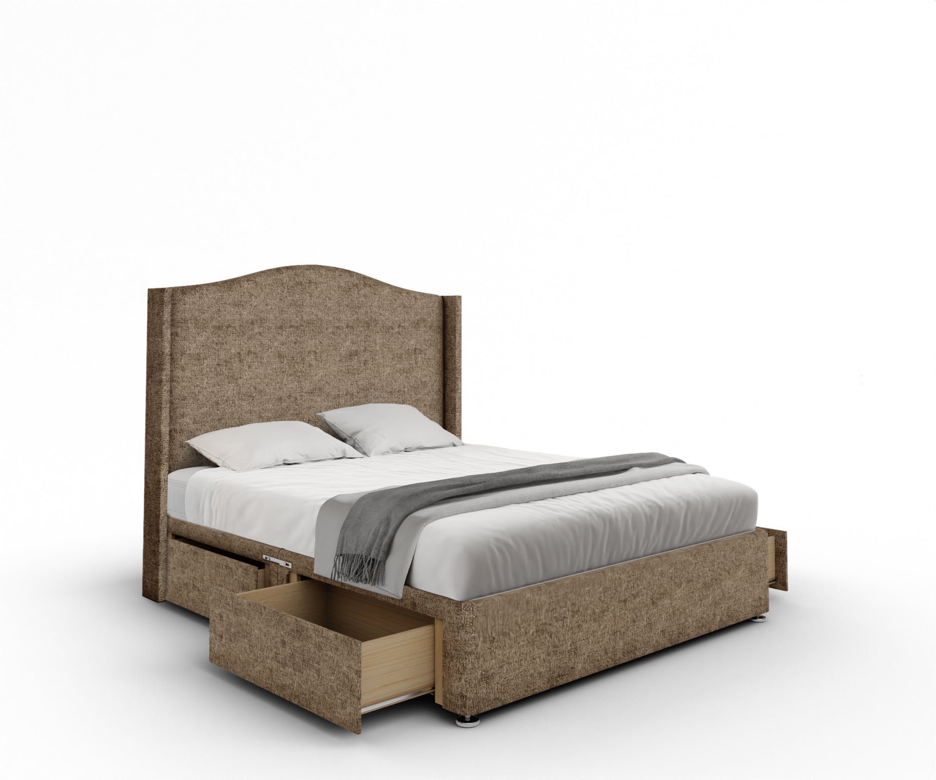 Arabella Winged Divan Bed Set